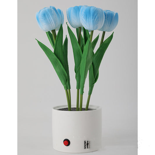 Lampe "Bouquet de Tulipes Éternelles"