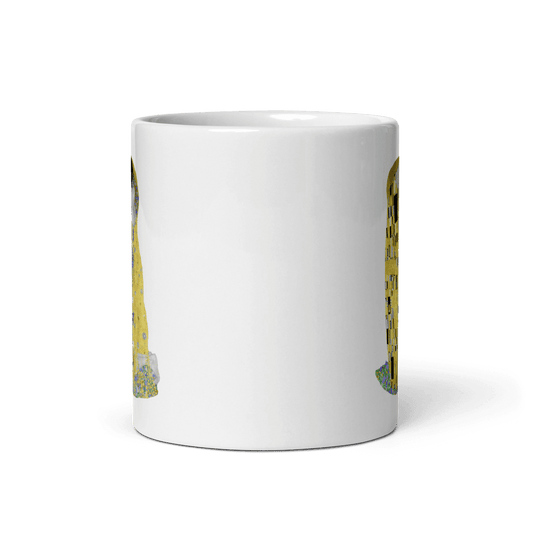 Gustav Klimt The Kiss (or The Lovers), 1908 Artwork Mug-1