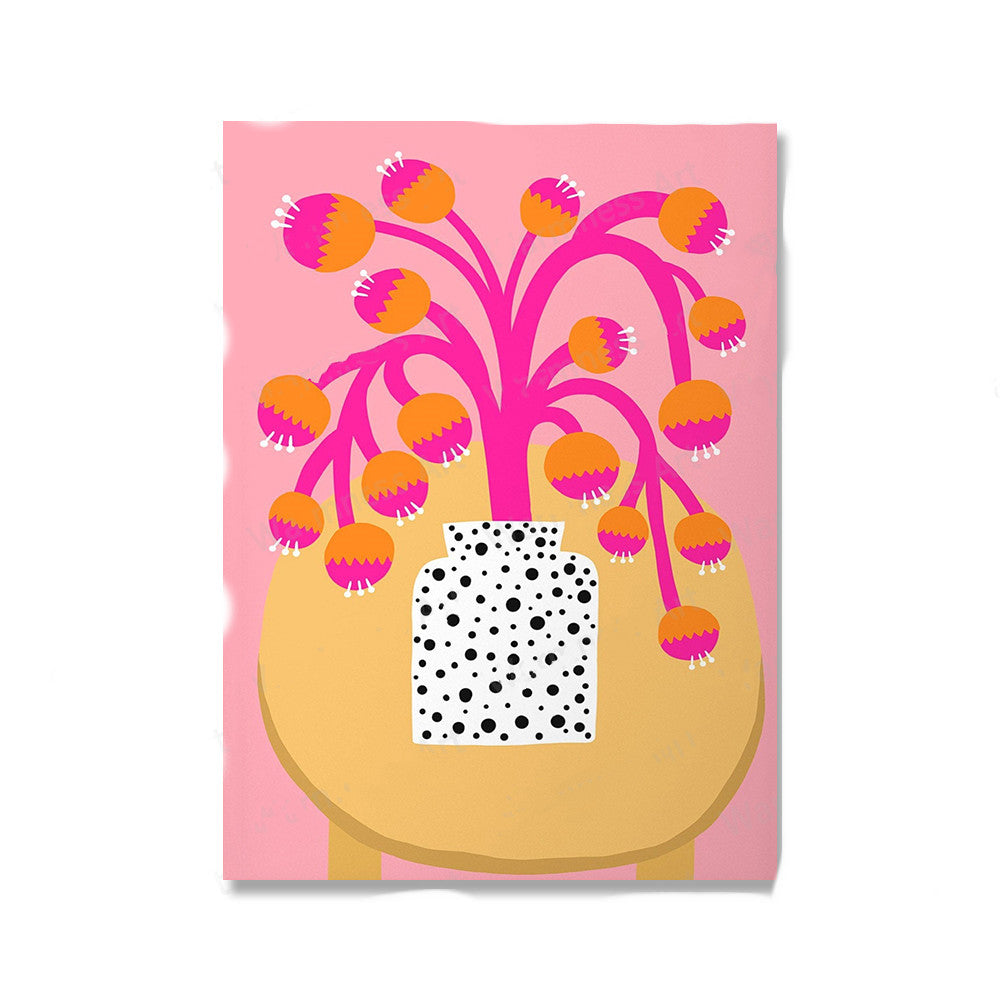 Tableau 'Botanique rêveuse'