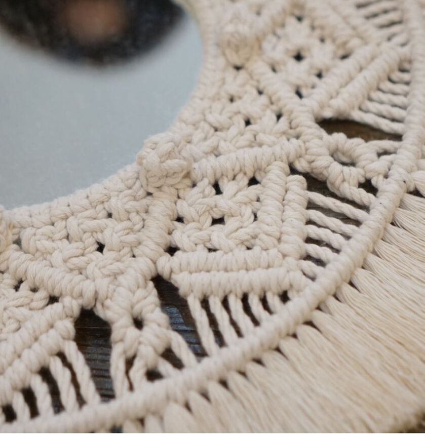Miroir Tissé en cotton