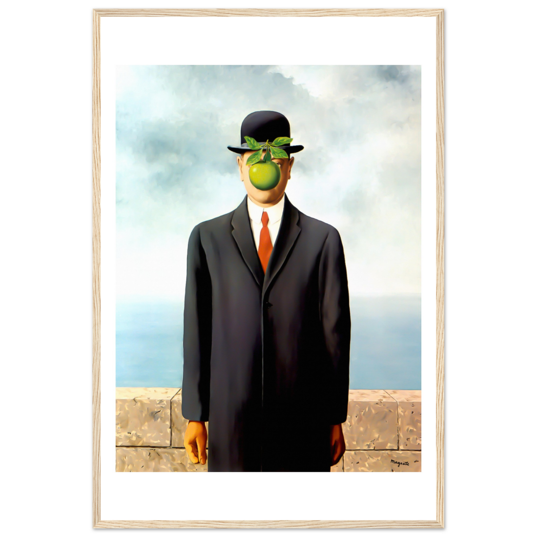 Affiche - Rene Magritte 'Le fils de L'homme' 1964