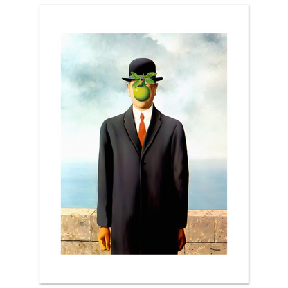 Affiche - Rene Magritte 'Le fils de L'homme' 1964