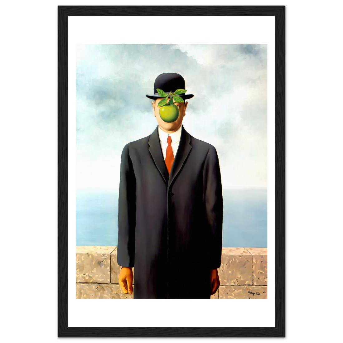 Affiche - Rene Magritte 'Le fils de L'homme' 1964
